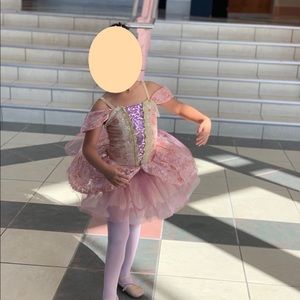 Dance costume with tutu